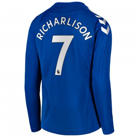 Billiga Fotbollströjor Everton Richarlison 7 Hemma tröja 2020/21 Långärmad